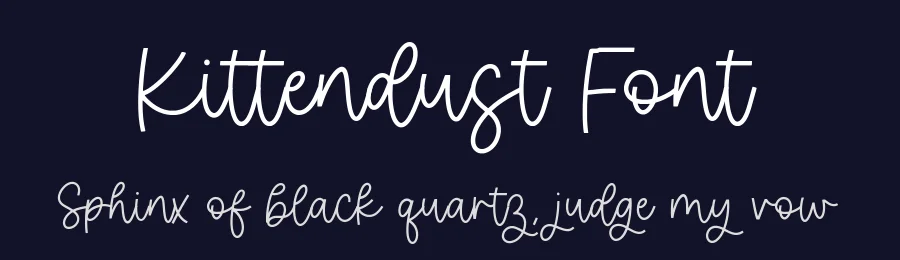 Kittendust Font by Timur type — Script Handwritten Font — thumbnail 2