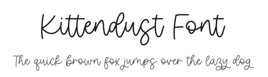 Kittendust Font by Timur type — Script Handwritten Font
