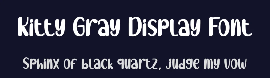 Kitty Gray Display Font by creativeletter — Script Handwritten Font — thumbnail 2