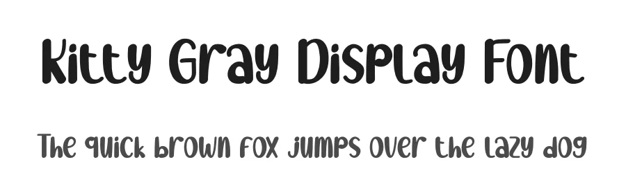 Kitty Gray Display Font by creativeletter — Script Handwritten Font