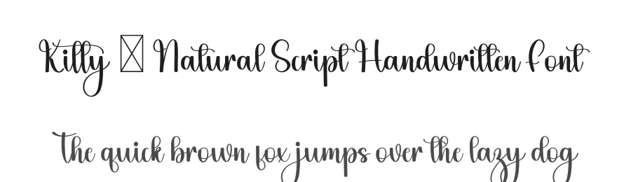 Kitty – Natural Script Handwritten Font by freshtypeink — Script Handwritten Font