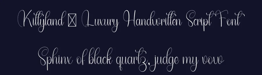 Kittyland – Luxury Handwritten Script Font by freshtypeink — Script Handwritten Font — thumbnail 2