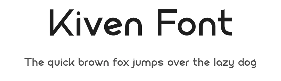Kiven Font by MaikoHatta — Display Font