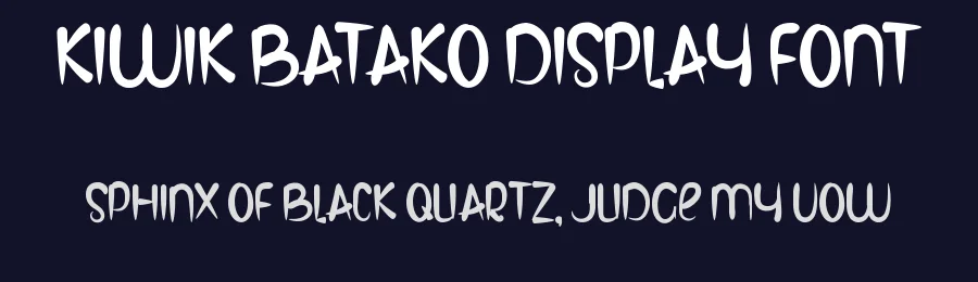 Kiwik Batako Display Font by inermediaSTUDIO — Decorative Font — thumbnail 2