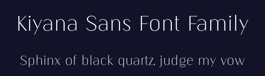 Kiyana Sans Font Family by Wahyu & Sani Co. — Sans Serif Font — thumbnail 2