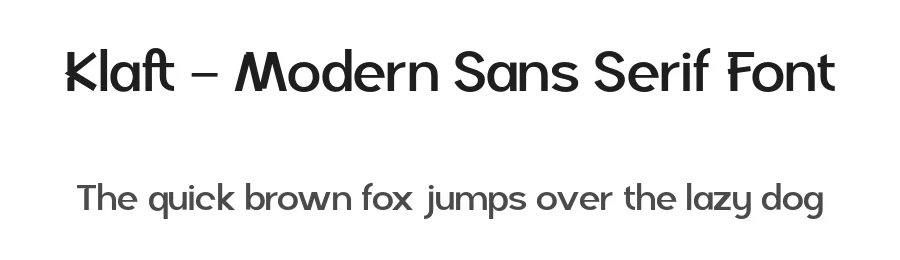 Klaft – Modern Sans Serif Font by roomspace.cl — Decorative Font