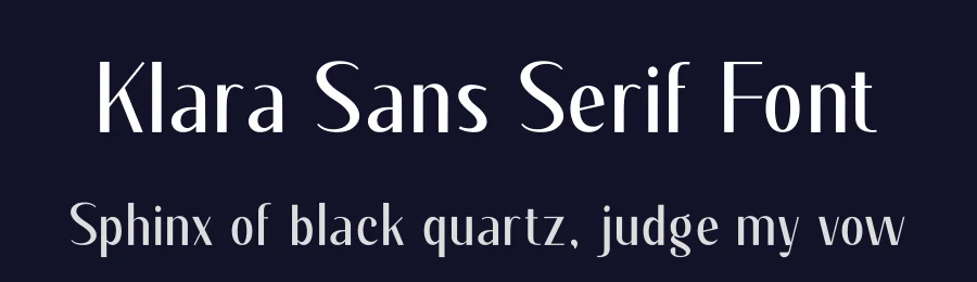 Klara Sans Serif Font by Creavora Studio — Sans Serif Font — thumbnail 2