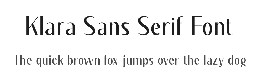 Klara Sans Serif Font by Creavora Studio — Sans Serif Font