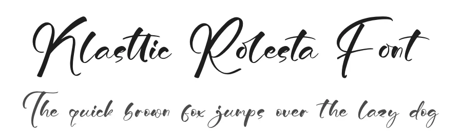 Klasttic Rolesta Font by glorytype — Script Handwritten Font