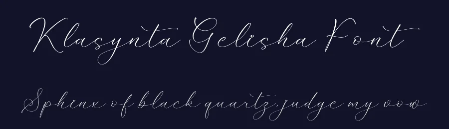 Klasynta Gelisha Font by Storytype — Script Handwritten Font — thumbnail 2