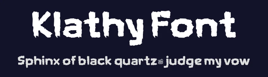 Klathy Font by twinletter — Display Font — thumbnail 2