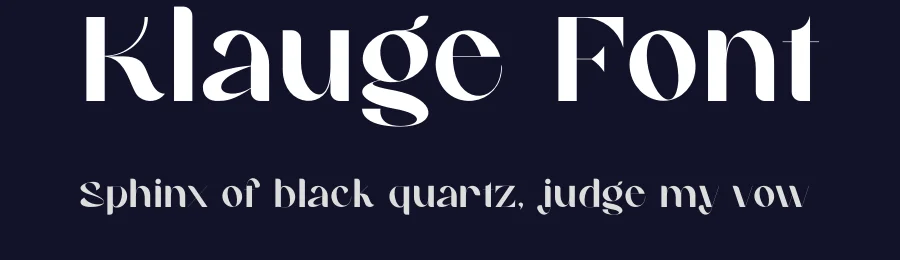 Klauge Font by Bryantamadesign — Sans Serif Font — thumbnail 2