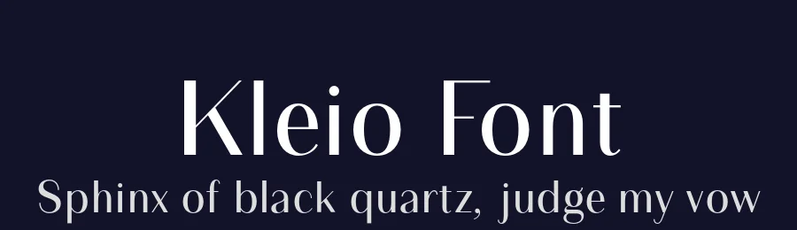 Kleio Font by Creatifontstudios — Serif Font — thumbnail 2