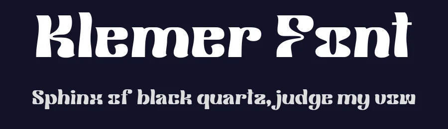 Klemer Font by prioritype — Display Font — thumbnail 2