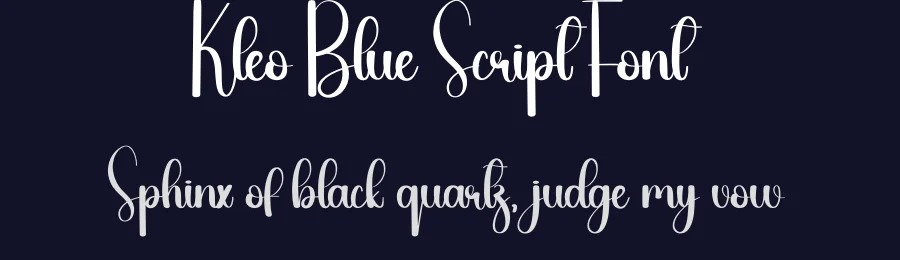 Kleo Blue Script Font by andikastudio — Script Handwritten Font — thumbnail 2