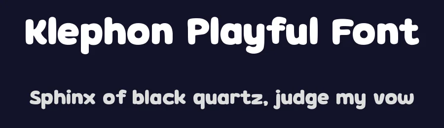 Klephon Playful Font by Pinisiart — Display Font — thumbnail 2
