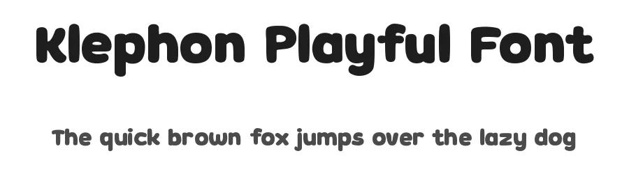 Klephon Playful Font by Pinisiart — Display Font