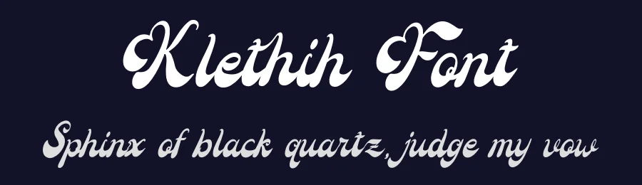 Klethih Font by Denustudios — Decorative Font — thumbnail 2