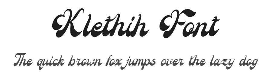 Klethih Font by Denustudios — Decorative Font