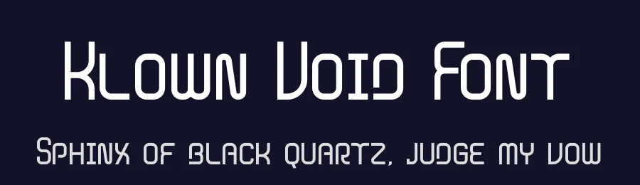 Klown Void Font by Denustudios — Display Font — thumbnail 2