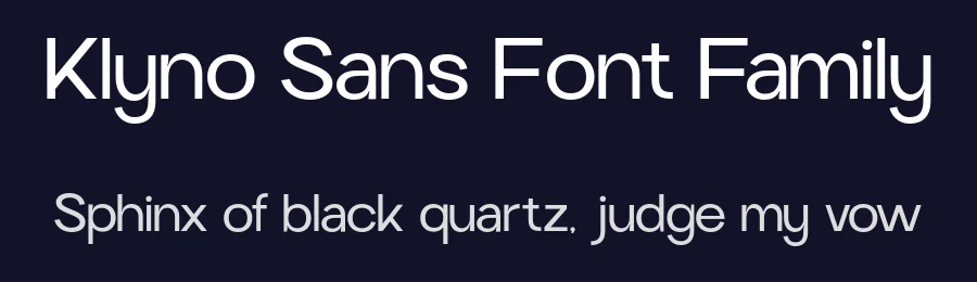 Klyno Sans Font Family by roomspace.cl — Sans Serif Font — thumbnail 2