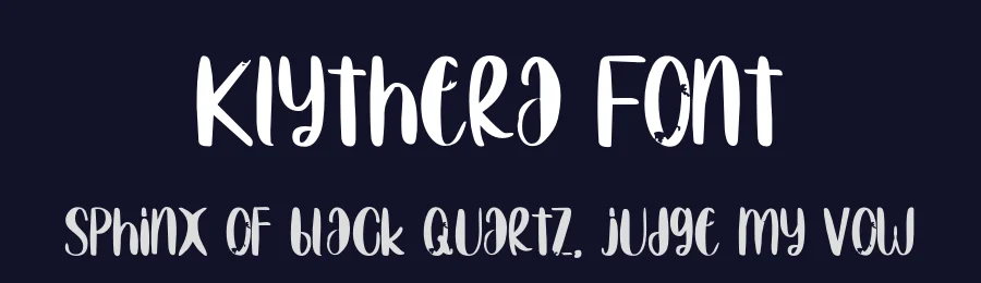 Klythera Font by Creatifontstudios — Decorative Font — thumbnail 2
