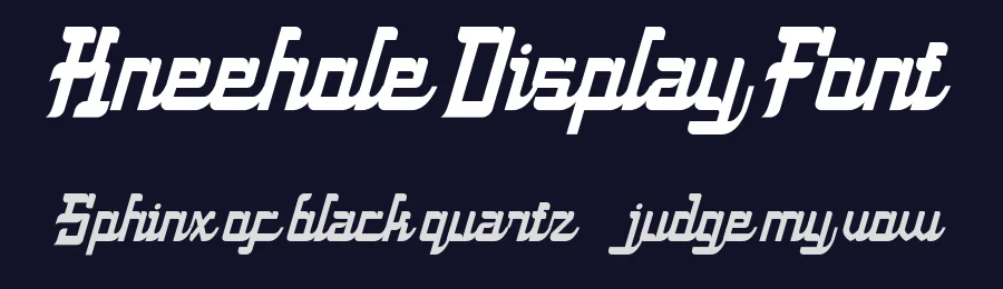 Kneehole Display Font by Dharmas Studio — Slab Serif Font — thumbnail 2