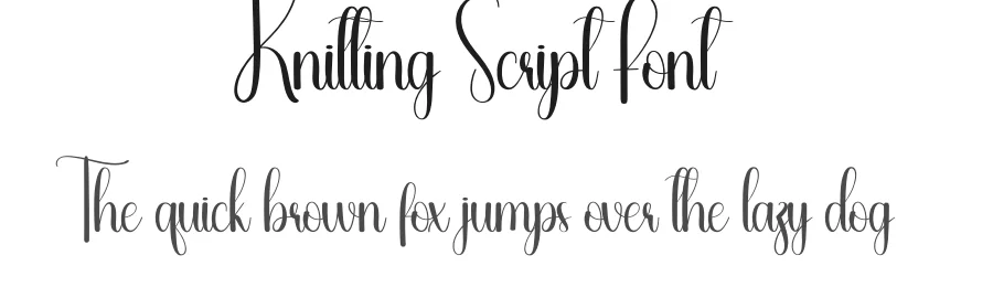 Knitting Script Font by andikastudio — Script Handwritten Font