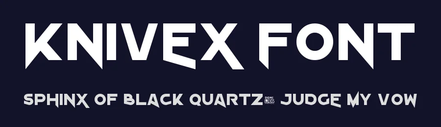 Knivex Font by LJ-Design Studios — Display Font — thumbnail 2