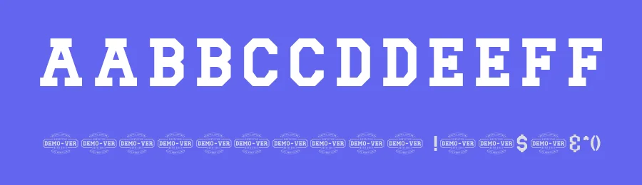 Knocked Font by Crump Hand — Slab Serif Font — thumbnail 3