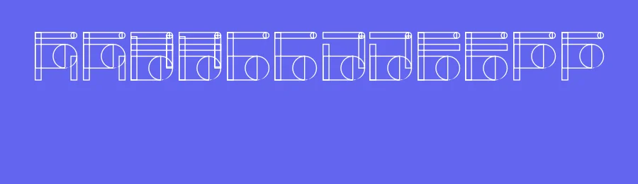 knoo Abstract Display Font by ffeeaarr — Display Font — thumbnail 3