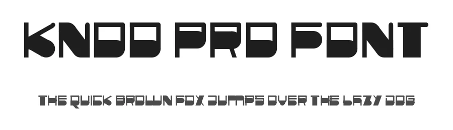 Knoo pro Font by ffeeaarr — Display Font