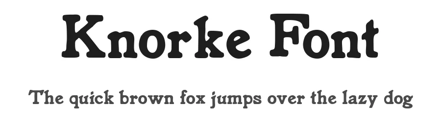 Knorke Font by Peter Wiegel β Sans Serif Font