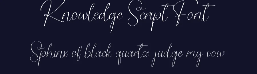 Knowledge Script Font by creativeletter — Script Handwritten Font — thumbnail 2