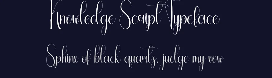 Knowledge Script Typeface by andikastudio — Script Handwritten Font — thumbnail 2