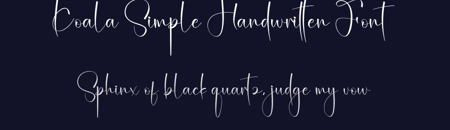 Koala Simple Handwritten Font by creativeletter — Script Handwritten Font — thumbnail 2