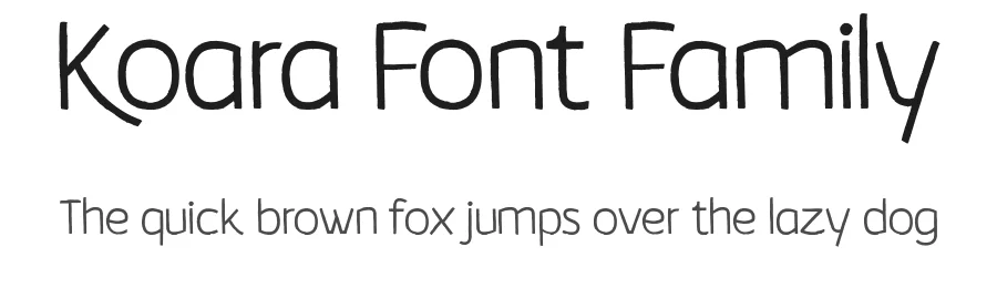 Koara Font Family by Rosario Nocera — Display Font