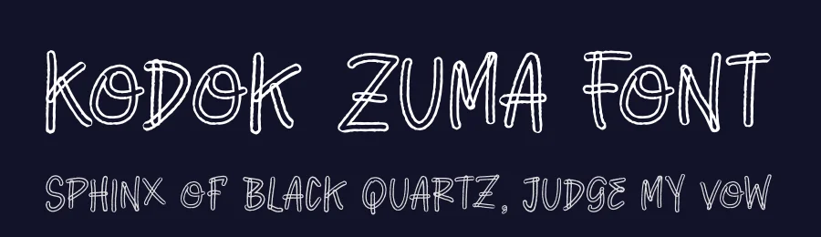 Kodok Zuma Font by Denustudios — Script Handwritten Font — thumbnail 2