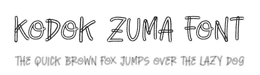 Kodok Zuma Font by Denustudios — Script Handwritten Font