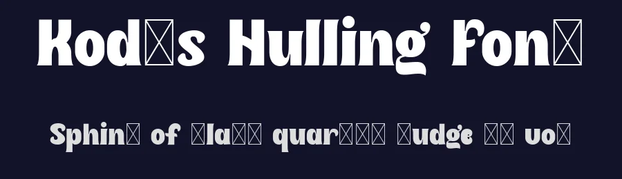 Kod’s Hulling Font by Imoodev — Decorative Font — thumbnail 2