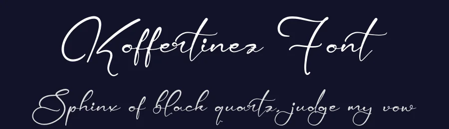 Koffertinez Font by glorytype — Script Handwritten Font — thumbnail 2