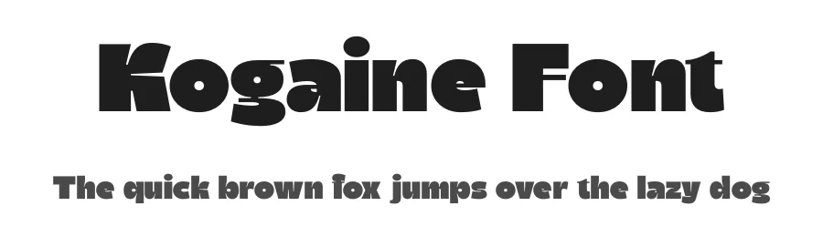 Kogaine Font by Second Son Radiance — Sans Serif Font