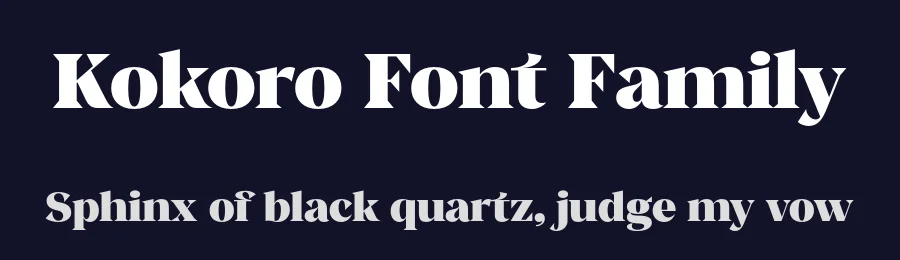 Kokoro Font Family by Gradient — Display Font — thumbnail 2