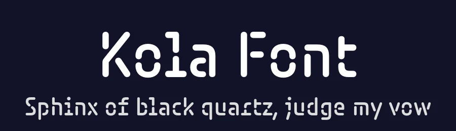 Kola Font by Indian Type Foundry — Display Font — thumbnail 2