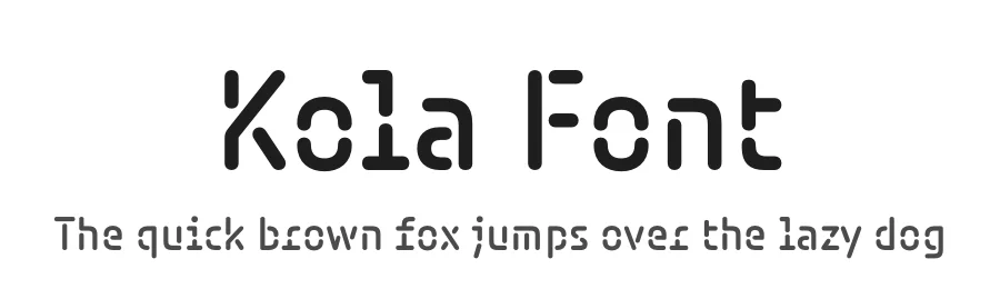Kola Font by Indian Type Foundry — Display Font