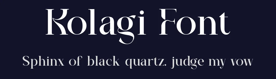 Kolagi Font by ErmediaStudio — Serif Font — thumbnail 2