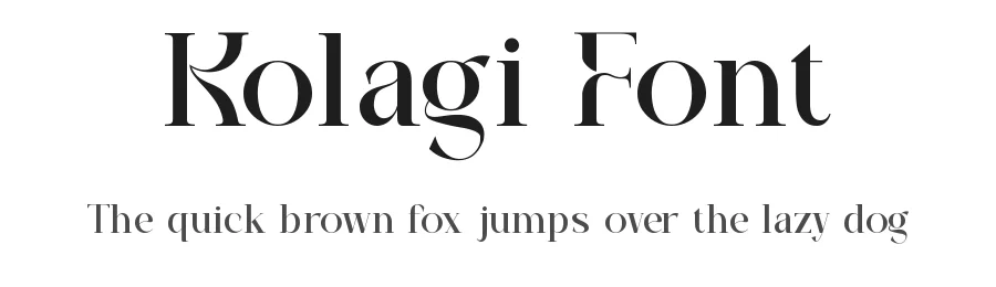 Kolagi Font by ErmediaStudio — Serif Font