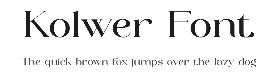 Kolwer Font by SURATMI — Serif Font