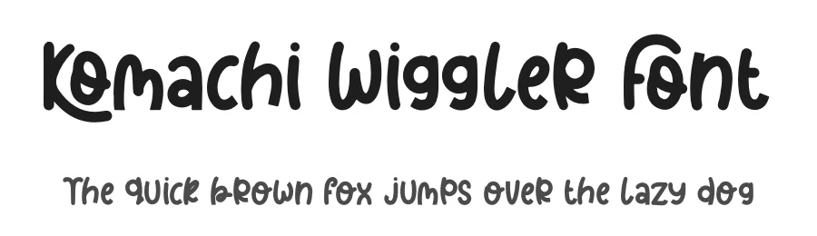 Komachi Wiggler Font by Denustudios — Decorative Font