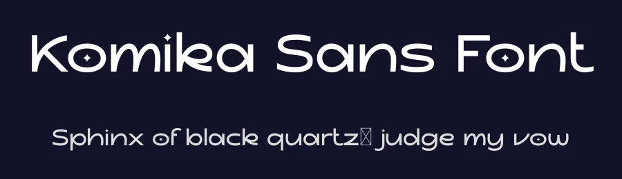 Komika Sans Font by Zafara — Decorative Font — thumbnail 2